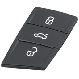 3 Buttons Replacement Rubber Flip Car Key Pad Fob Fit for Volkswagen Golf 7 4 5 MK4 6 / Skoda Octavia Seat Leon Ibiza