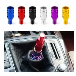 Universal Car Manual Gear Shift Knob Adapter For M10x1.5/M12x1.25 Thread Aluminum Alloy