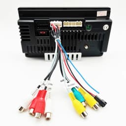 20 Pin RCA Audio Harness with Subwoofer Output, CVBS Video, Aux In, Amp Control, Fan Connector, Mic Jack, for 16Pin Car Android