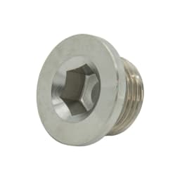Universal SS304 O2 Oxygen Sensor Plug Automobiles lambda Sensors Bung Plug M18X1.5 M12 X 1.25 Thread With Washer Silver