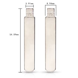 10pcs HON66 Flip Blank Key Blade 25# HON66FH for Accord Fit City New Odyssey for KD Keydiy Xhorse Remotes