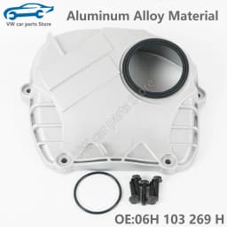 06H103269H Aluminum Engine Upper Timing Chain Cover With-Gasket For EA888 GEN2 VW Golf GTI Tiguan Touran Passat CC 06H 103 269 H