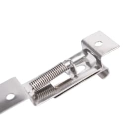 4PCS Car License Plate Frame Holder Trailer Number Stainless Steel Bracket Cars Frame Holder Clamps Trailer Number Plate Clips