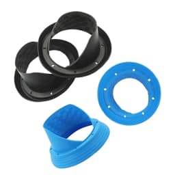 2x 6.5inch Silicone Car Speaker Baffle Protect The Shock Absorb