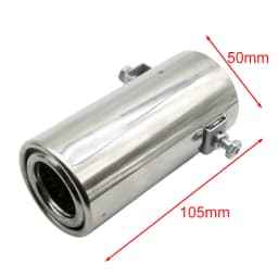 Exhaust Pipe Tip Car Auto Muffler Steel Stainless Trim Tail Tube Auto Replacement Parts Exhaust Systems Mufflers Vehicle