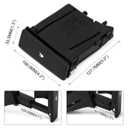 For Polo 9N 2002 2003 2004 2005 2006 2007 2008 2009 2010 Car Center Console Cup Holder 6Q0 858 602 6Q0858602E