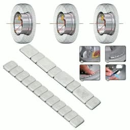 1pcs 60g 5g/10g Iron Wheel Balance Weight Tire Adhesive Tyre Balancer Wheel Block For Car Motorcycle/bike RC Boat Aircraft