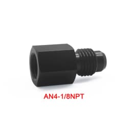 Jiax Black Aluminum AN4 AN8 AN6 1/8NPT Female to AN 3 AN6 AN8 AN10 Male Flare Adapter Fitting Reducer