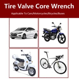 Portable Tire Valve Core Remover Installer Tool Removal Tool Car Bike Bicycle Motorcycle Tire Repair Tools Wrench Screwdriver
