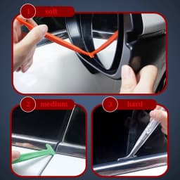 Car Wrap Stick Magnet Micro Squeegee with Wrap Slip Cut Clipper Design Decal Film Edge Corner Scraper Window Tinting Tool