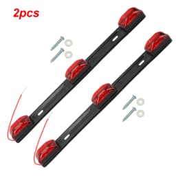 12V Car Taillights DRL LED Bar Red Brake Turn Signal Lights Roof Ceiling Side Marker Lamps Truck Trailer Accessories Universal