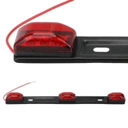 12V Car Taillights DRL LED Bar Red Brake Turn Signal Lights Roof Ceiling Side Marker Lamps Truck Trailer Accessories Universal
