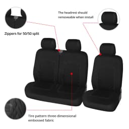 2+1Car Seat Covers Universal For Most Car Seat Protector Cover 1/2pcs Car seat covers Auto Interior Accessories