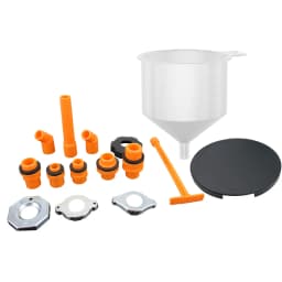 15Pcs/Set Pour Oil Tool Car Accessories Spill Proof Coolant Filling Kit Fit Universal Vehicles Plastic Filling Funnel Spout