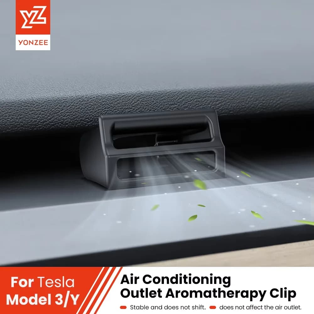 YZ For Tesla Model Y 2021-2024 Air Outlet Aromatherapy Clip Electric Car Interior Car Clip Accessories