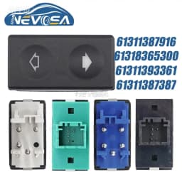 NEVOSA 61311387916 61311393361 61318365300 61311387387 For BMW E36 318I 325I Z3 318ti 325is Power Window Switch Single Button