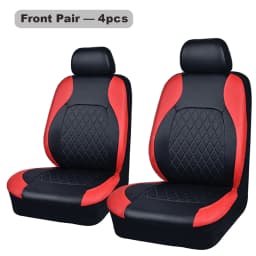 All Season Quited PU Leather Car Seat Cover Full Surrounded Seat Protector Waterproof Universal Fit Sedan Suv Pick-up Truck Seat