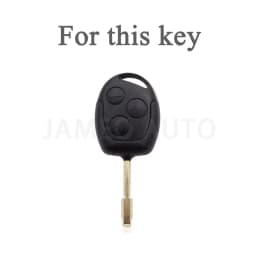 For Ford Mondeo Focus Fusion Fiesta Galaxy Transit 2008 2006 2007 Tpu 3 Bottons Car Key Case Cover Shell Accessories