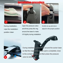 Tablet Phone Holder Mount In Car for Samsung Galaxy Z Fold 4 3 2 IPhone IPad Mini Air Car Sucker Phone Stand Expansion Holders