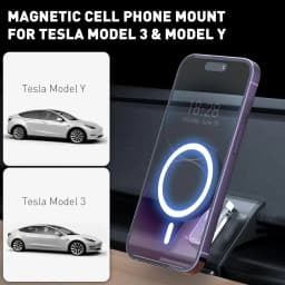 TEEQ Car Phone Holder for Tesla Model3 Y Center Console Air Outlet Adjustable Magnetic Car Phone Support Frame Accessories