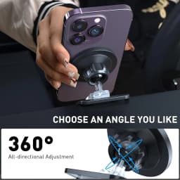 TEEQ Car Phone Holder for Tesla Model3 Y Center Console Air Outlet Adjustable Magnetic Car Phone Support Frame Accessories