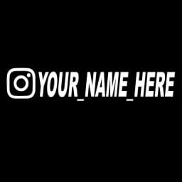 Car Stickers Fashion Car Sticker Vinyl Decals Motorcycle for Instagram FACEBOOK Pinterest YouTube Pegatinas Coche PVC,20CM