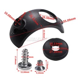 New 1220755 Compatible with AL-KO AKS 2000 2004 3004 3504 AKS3004 AKS3504 691418 Friction Pad Set Kits 287763 Caravan Stabiliser