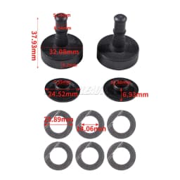 New 1220755 Compatible with AL-KO AKS 2000 2004 3004 3504 AKS3004 AKS3504 691418 Friction Pad Set Kits 287763 Caravan Stabiliser