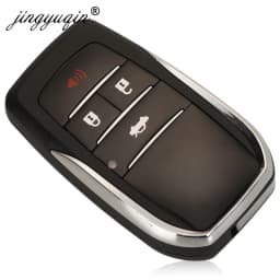 Jingyuqin Upgrade 2/3/4 Button Flip Key Case For Toyota Reiz Camry Rav4 Yaris Corolla 4Runner Avlon Folding Car Remote Key Shell