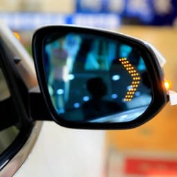 2Pcs14 SMD LED Car Rear View Mirror Arrow Panel Light Car Rear View Mirror Indicator Turn Signal Lamp Car Accessories 12V