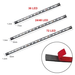 Universal Car RGB Ambient Lights LED Strips Interior Lamps 8 Colors Decorative Off Road 4x4 SUV Automobile Accessories Smart 12V