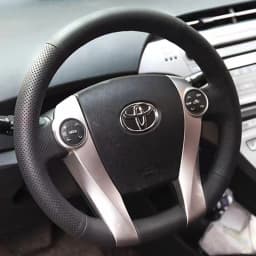 Customize DIY Microfiber Leather Car Steering Wheel Cover For Toyota Prius 30(XW30) 2009-2015 Prius C(US)2012-2017 Car Interior