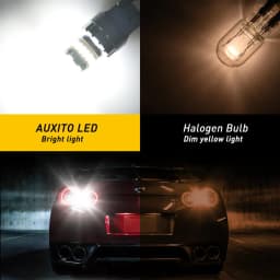 AUXITO 2Pcs T20 LED 7443 W21/5W 7440 W21W LED Bulb 6500K White Car Parking Position Light DRL Daytime Running Lamp 12V