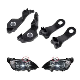 Car Front Headlight Headlamp Repair Kit Bracket Clips For BMW 5 Series E60 E61 63126949634 63126949633 63126941478 63126942478