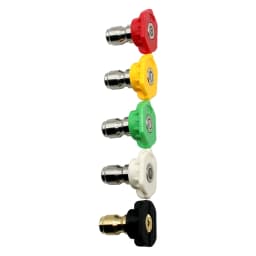 1pcs 1/4" Quick Connect Garden High Pressure Washer Spray Nozzle 0 15 25 40 60Degree Watering Soap Nozzle Tip Garden Cleaning