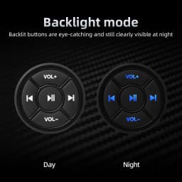 Wireless Media Bluetooth-compatible Button Remote Controller Car Motorcycle Steering Wheel MP3 Music Play For IOS Android Tablet