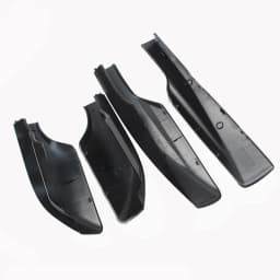 4PCS Car Roof Rack Cover For Toyota RAV4 2006 2007 2008 2009 2010 2012 ABS Roof Rack Rail End Cap Replace Protective Cover