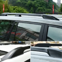 4PCS Car Roof Rack Cover For Toyota RAV4 2006 2007 2008 2009 2010 2012 ABS Roof Rack Rail End Cap Replace Protective Cover