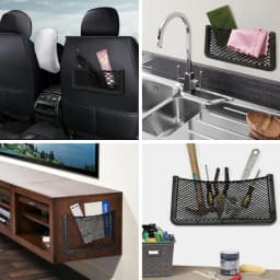 Car Storage Net Elastic Net Cargo Mesh Nets Caravan Bus Camping Vehicle Seat Back Organizer Mesh Auto Interior Accessories