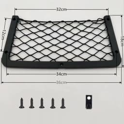 Car Storage Net Elastic Net Cargo Mesh Nets Caravan Bus Camping Vehicle Seat Back Organizer Mesh Auto Interior Accessories
