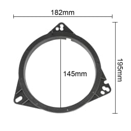 Universal Car Horn Washer Adapter 6.5 Inch Holder Loud Speaker Spacers Mat Pad Bracket Auto Accessories for NISSAN TOYOTA BYD