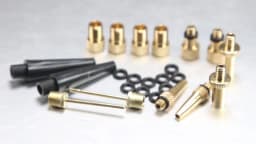 Bicycle Presta Schrader Valve Adaptor, Brass Bike Pump Adapters, Ball Needle, Balloon Inflatable Toys Nozzle Inflator Adapter