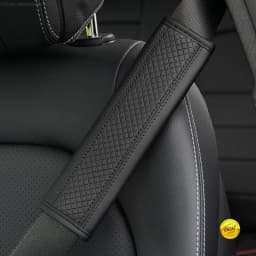 Car Seat Belt Pu Leather Safety Belt Shoulder Cover Breathable Protection Seat Belt Padding Pad Auto Interior Accessories