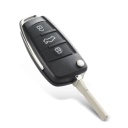 KEYYOU Replacement Flip Remote Car Key Case Shell For Audi A2 A3 A4 A6 A6L A8 Q7 TT