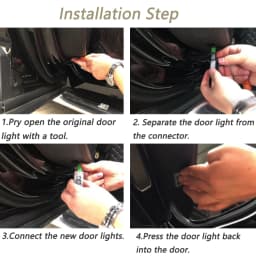 For VOLVO V40 2013 2014 2015 2016- 2022 V60 S80 S60 XC60 XC90 Rdesign LED Car Door Welcome Lamp Logo Projector Light Accessories