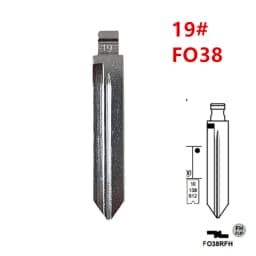 10pcs Uncut Flip Metal Key Blade 19# FO38 for Ford Lincoln Mercury In USA for KD Keydiy Xhorse VVDI Remotes Universal No.19