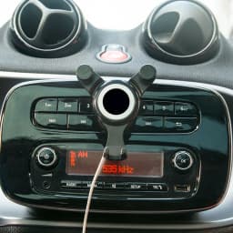 Car Phone Holder Gravity Mobile Bracket For Mercedes Smart 453 Fortwo Forfour interior Charging stand