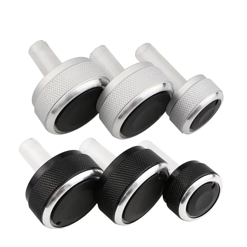 Aluminum Alloy Air Conditioning Knob AC Knob Heat Control Button for Volkswagen VW Passat B5 GOLF 4 MK4 Bora Auto Accessories