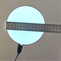 9cm 11cm 13cm 14cm 16cm 18cm 22cm 29cm 40cm 50cm Circle EL Backlight Panel El Sheet El Car Plate Sticker Foil+DC 12V Inverter