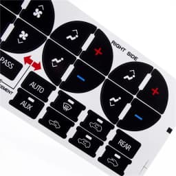 For GMC Buick Traverse Suburban Avalanche Chevy Car Air Condition AC Climate Control Button Repair Stickers Decoration Decals